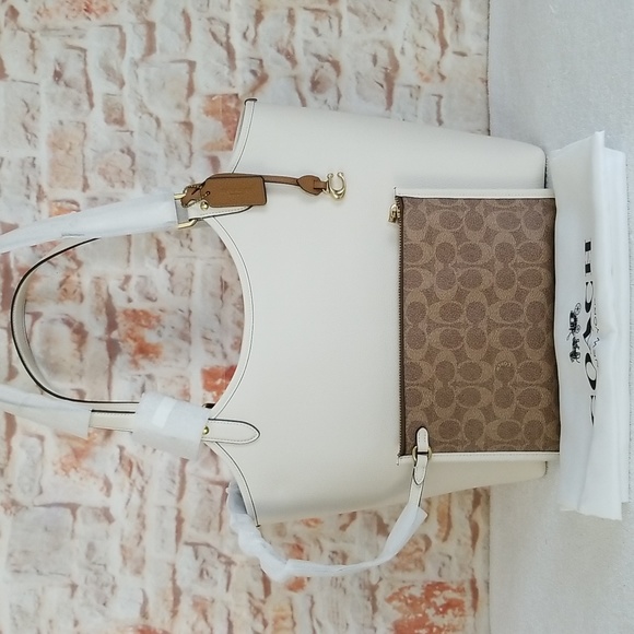 New Coach Everyday Pebble Leather Tote Bag - Picture 1 of 11